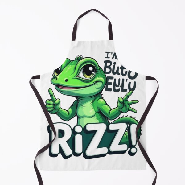Item preview, Lizard Meme – Delulu Rizz Gecko designed and sold by Taha Art Designs.