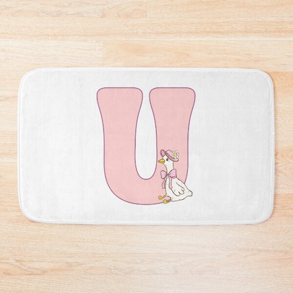Item preview, Pink groovy letter u designed and sold by BigfeetLittlepaws.