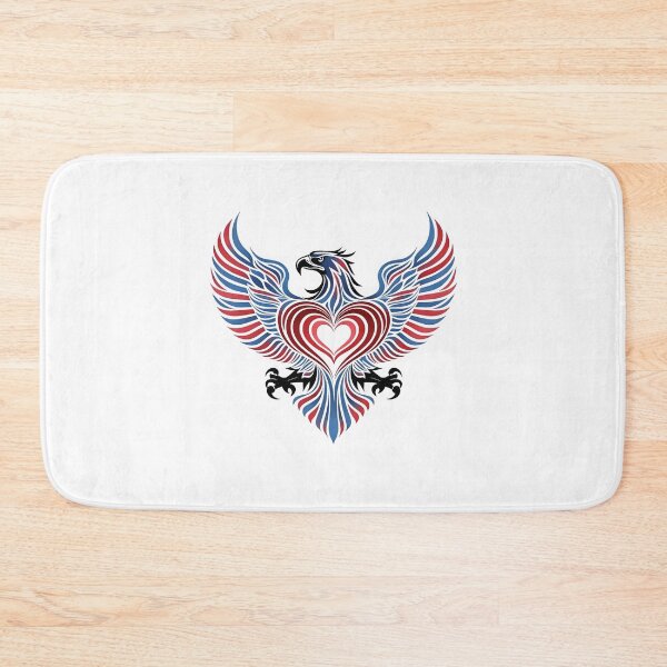 Item preview, love eagles logo Patriotic Heart-Shaped Eagle – USA Pride Red White Blue designed and sold by Uglyandcute.