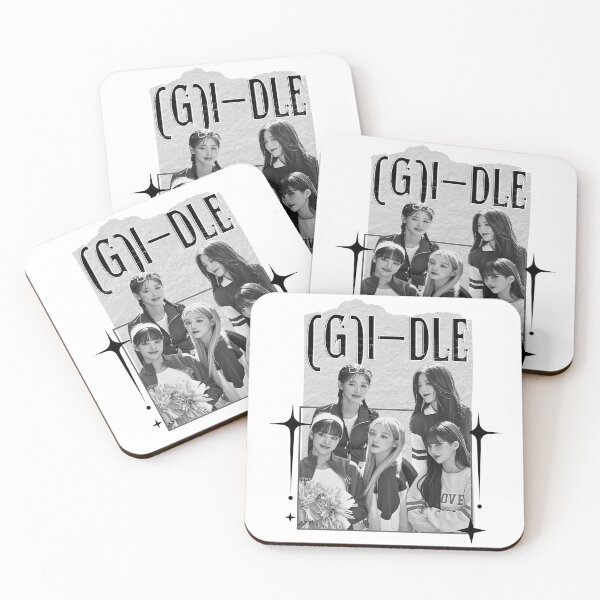 Item preview, I-dle Kpop Girl group Scrapbook Collage Cozy Y2K Vintage Design designed and sold by HELL0WBELLO.