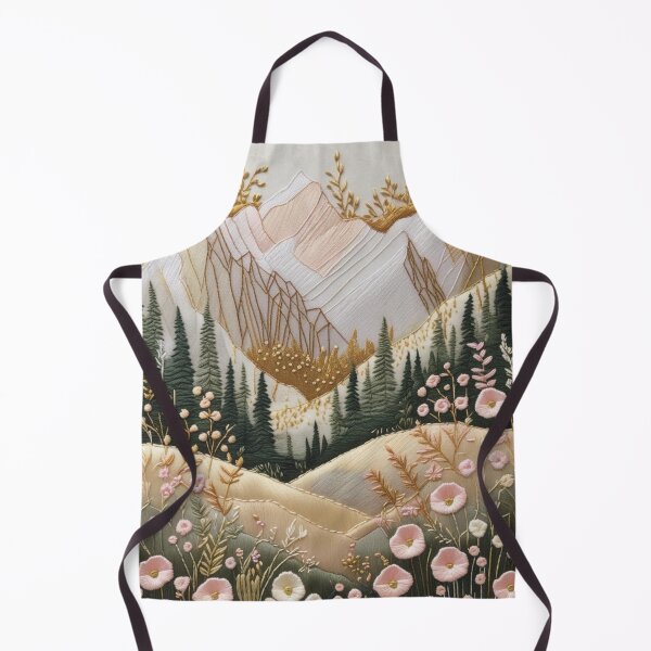 Item preview, Mystical Forest and Dream Mountains Embroidery designed and sold by AOCollections.