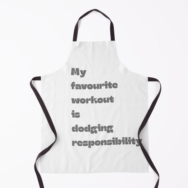 Item preview, My Favourite Workout Is Dodging Responsibility – Funny Gamer & Lazy Humor T-Shirt designed and sold by Treestumpc.