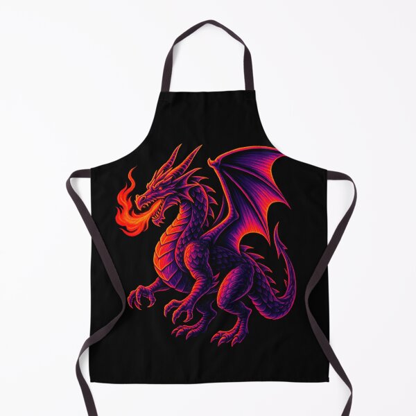 Item preview, NeonDragon – Fire of the Retro Skies designed and sold by Qopta.