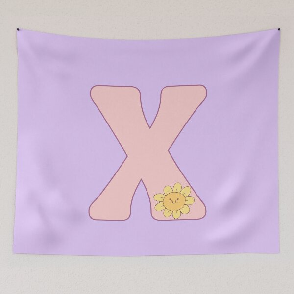 Item preview, Pink groovy letter x designed and sold by BritishDelights.