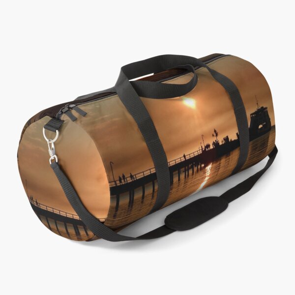Item preview, Kingfisher Bay resort smoky sunset barge and Jetty designed and sold by Mark Grimsley.