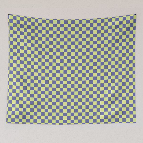 Item preview, Checkerboard Trend - Veri Peri and Acid Green designed and sold by Una Somerville.