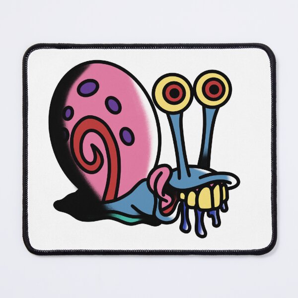 Item preview, Crazy Gary the snail tattoo flash designed and sold by vilecrocodilez.
