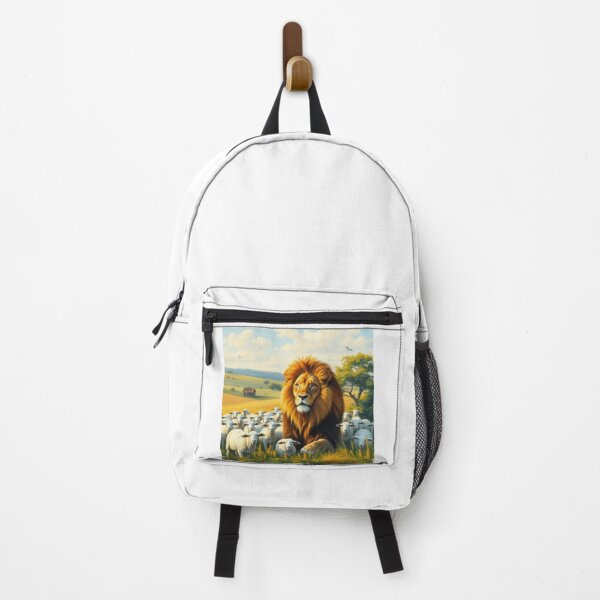 Item preview, lion with lambs, león con ovejas designed and sold by HAVVDEMS shop.