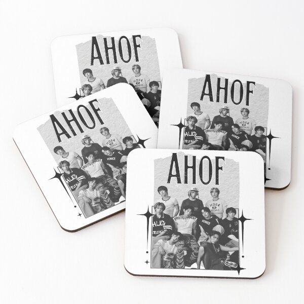 Item preview, AHOF Kpop Boy group Scrapbook Collage Cozy Y2K Vintage Design designed and sold by HELL0WBELLO.