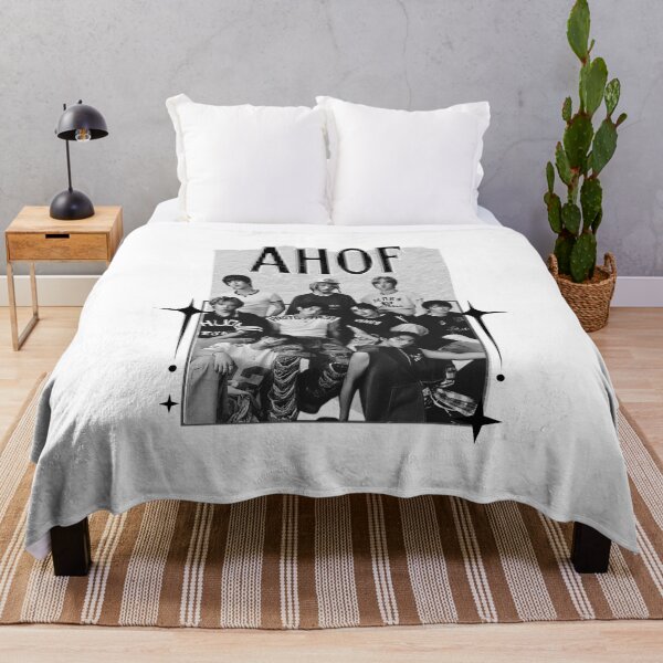 Item preview, AHOF Kpop Boy group Scrapbook Collage Cozy Y2K Vintage Design designed and sold by HELL0WBELLO.