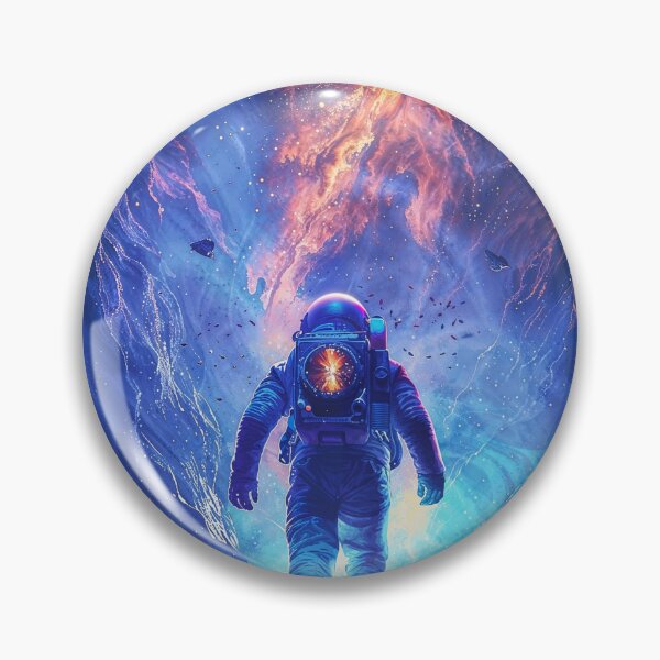 Item preview, Into the Rift – Astronaut Cosmic Rift Space Art designed and sold by QuantumDrift.