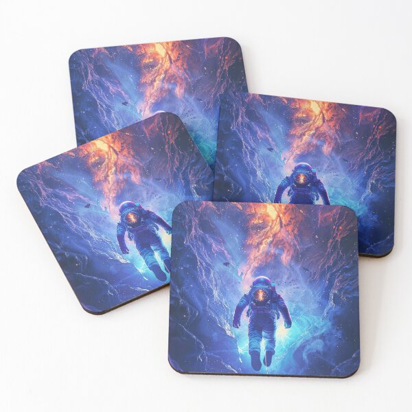Item preview, Into the Rift – Astronaut Cosmic Rift Space Art designed and sold by QuantumDrift.