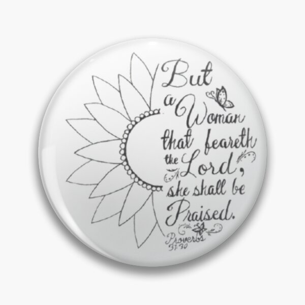Item preview, Proverbs 31:30 Floral design  designed and sold by Cora Worthington Art.
