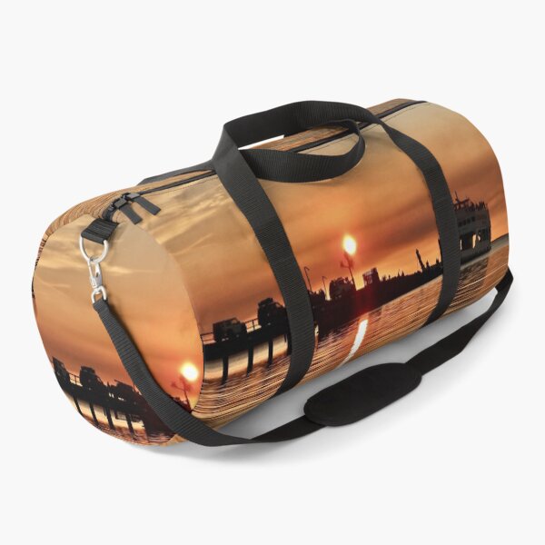 Item preview, Kingfisher Bay resort jetty sunset cars leave designed and sold by Mark Grimsley.