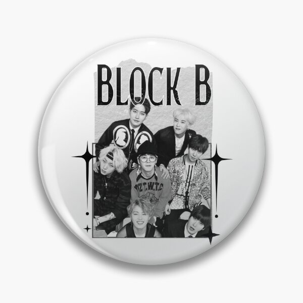 Item preview, Block B Kpop Boy group Scrapbook Collage Cozy Y2K Vintage Design designed and sold by HELL0WBELLO.