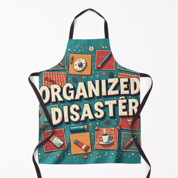 Item preview, Organized Disaster Funny Office Art designed and sold by ZionzRoyalty.