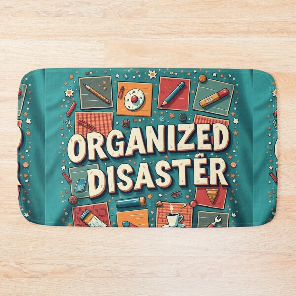 Item preview, Organized Disaster Funny Office Art designed and sold by ZionzRoyalty.