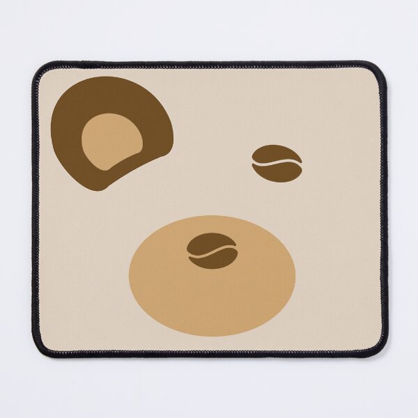 Item preview, Bear Coffee Face Cute Animal Head Design designed and sold by SynizesisShop.