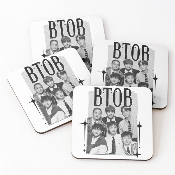 Item preview, BtoB Kpop Boy group Scrapbook Collage Cozy Y2K Vintage Design designed and sold by HELL0WBELLO.