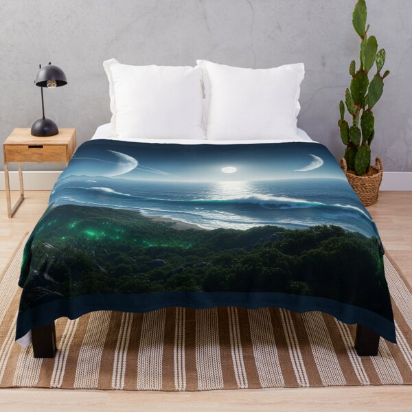 Item preview, Twin Moons Over Alien Coast designed and sold by Space Journey Planner.