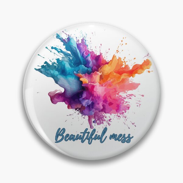 Item preview, Beautiful Mess – Abstract Color Explosion designed and sold by By-soso.