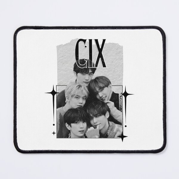 Item preview, CIX Kpop Boy group Scrapbook Collage Cozy Y2K Vintage Design designed and sold by HELL0WBELLO.
