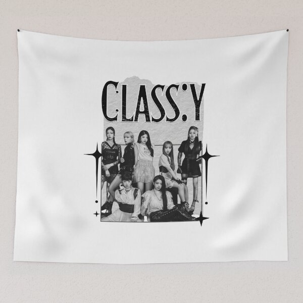 Item preview, CLASS:y Kpop Girl group Scrapbook Collage Cozy Y2K Vintage Design designed and sold by HELL0WBELLO.