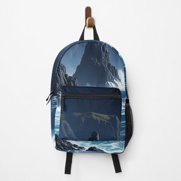 Item preview, Moonlit Waves and Coastal Cliffs designed and sold by Space Journey Planner.