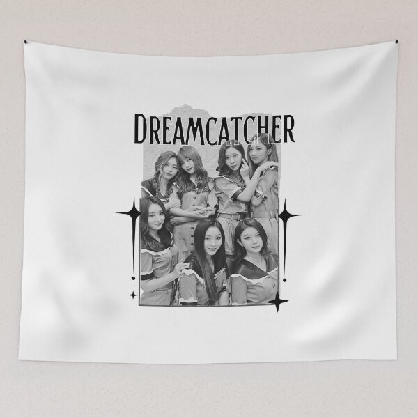 Item preview, Dreamcatcher Kpop Girl group Scrapbook Collage Cozy Y2K Vintage Design designed and sold by HELL0WBELLO.