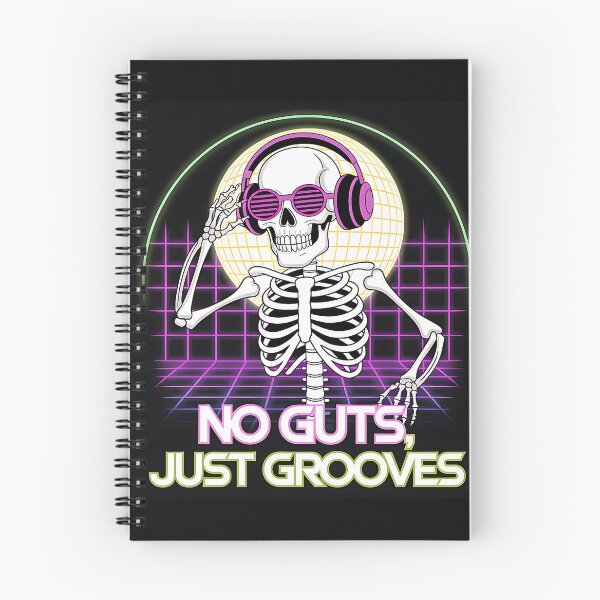 Item preview, No Guts, Just Grooves – Dancing Skeleton Disco Vibes designed and sold by LunaSpellStudio.