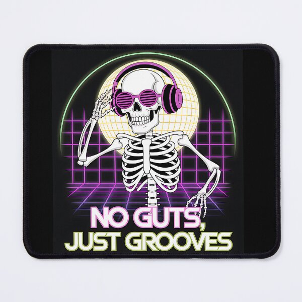 Item preview, No Guts, Just Grooves – Dancing Skeleton Disco Vibes designed and sold by LunaSpellStudio.