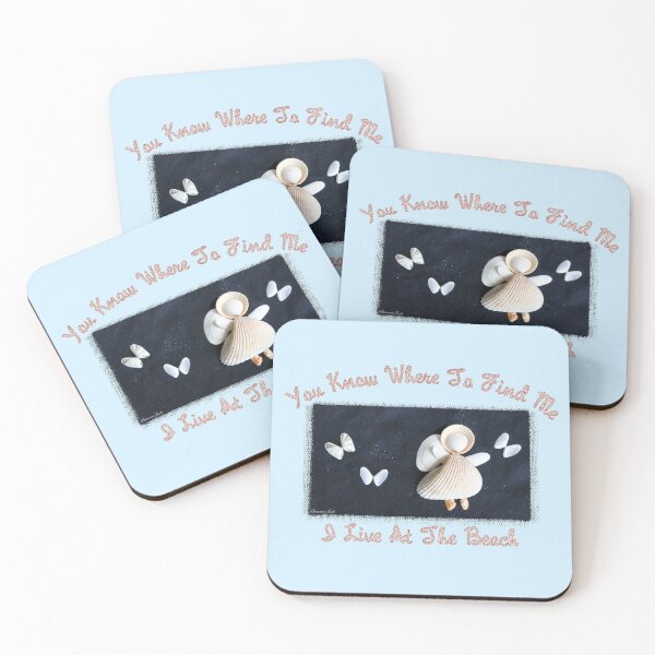 Item preview, Beach Angel ~ Shells on Sandy Canvas  designed and sold by SummerJade.