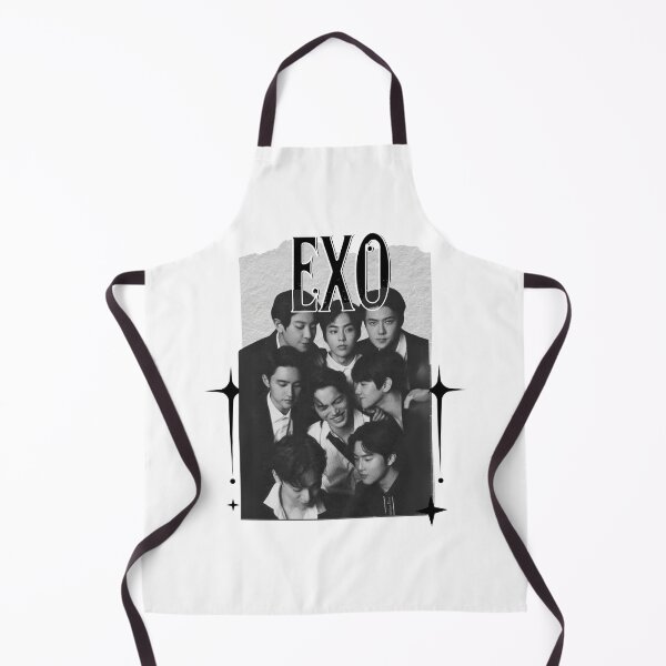 Item preview, EXO Kpop Boy group Scrapbook Collage Cozy Y2K Vintage Design designed and sold by HELL0WBELLO.