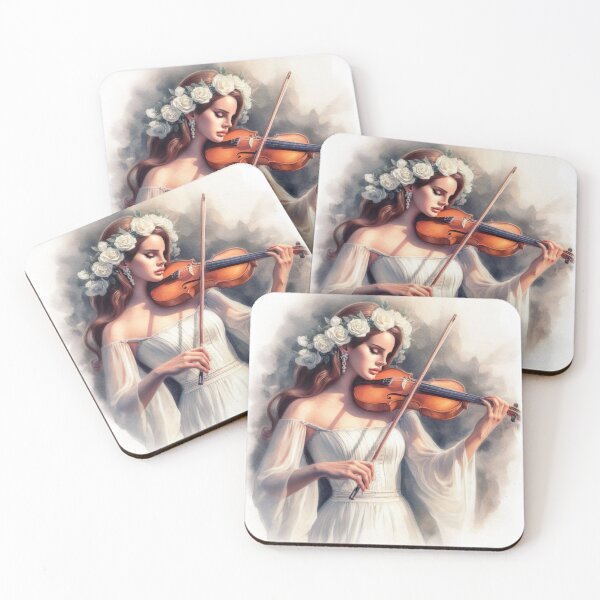 Item preview, I can hear violins, violins designed and sold by fairycoffins.