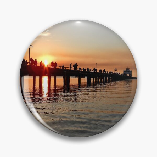 Item preview, People leaving Kingfisher Bay resort jetty sunset designed and sold by Mark Grimsley.