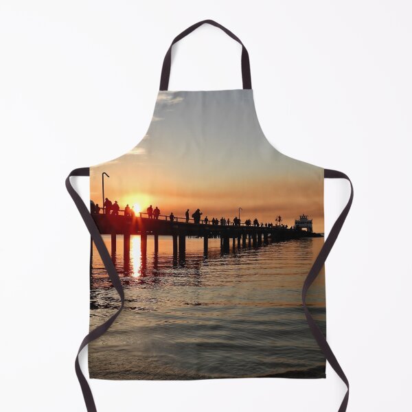 Item preview, People leaving Kingfisher Bay resort jetty sunset designed and sold by Mark Grimsley.