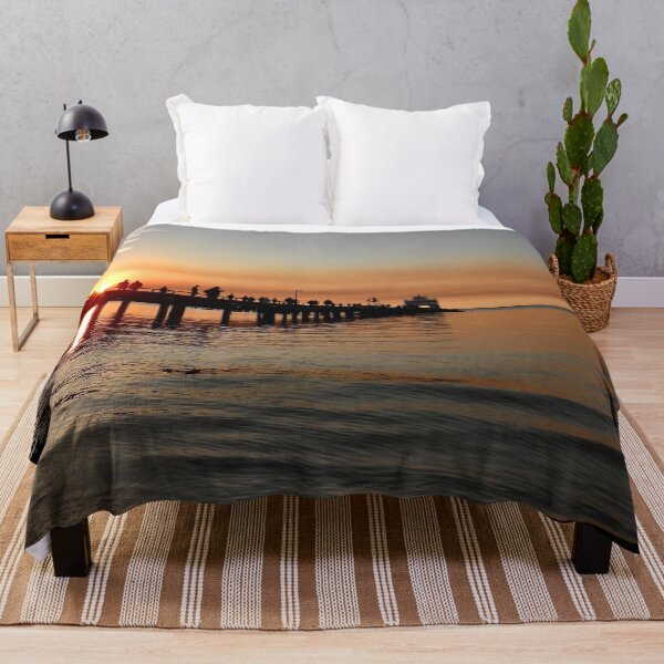 Item preview, People leaving Kingfisher Bay resort jetty sunset designed and sold by Mark Grimsley.