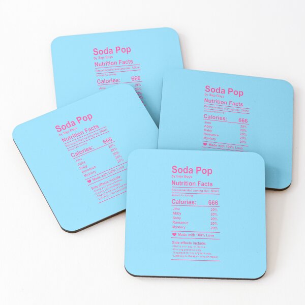 Item preview, Saja Boys Nutrition Facts designed and sold by NinjaKlee.