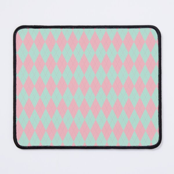 Item preview, Argyle - pink and mint designed and sold by Una Somerville.