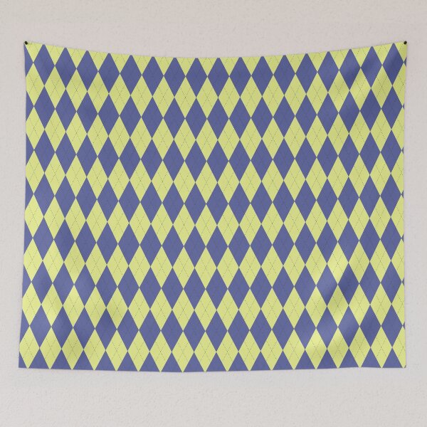 Item preview, Argyle - Very Peri and Acid Green designed and sold by Una Somerville.