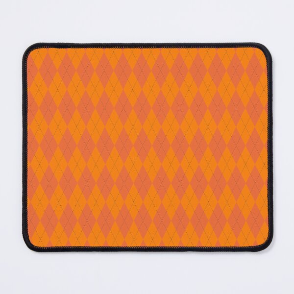 Item preview, Argyle - Pumpkin Orange designed and sold by Una Somerville.