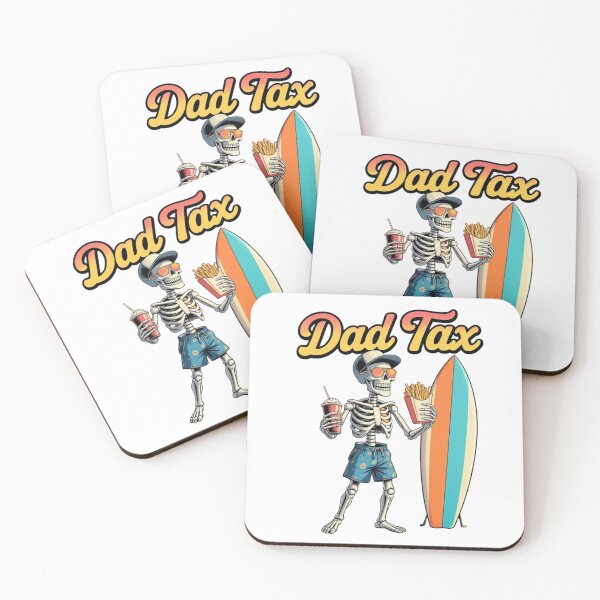 Item preview, Dad Tax Skeleton Summer Beach Vibes designed and sold by lojadpop.