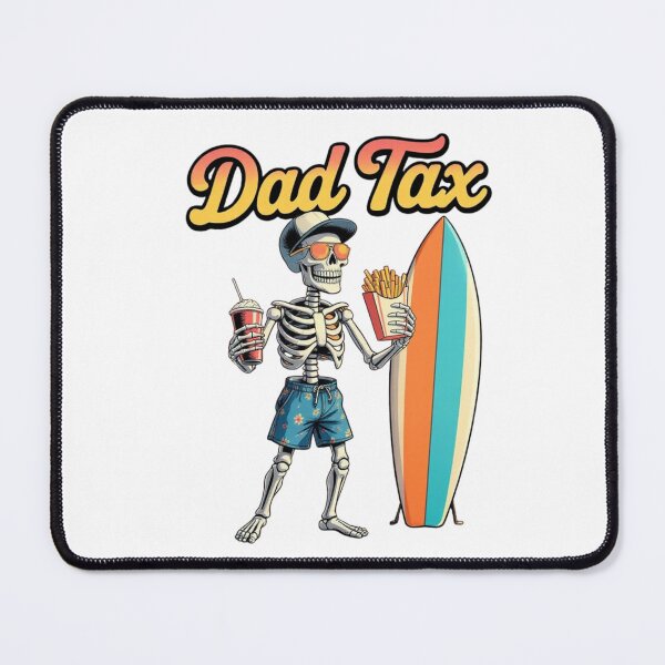 Item preview, Dad Tax Skeleton Summer Beach Vibes designed and sold by lojadpop.