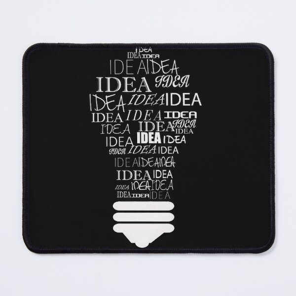 Item preview, Creative Typography Light Bulb of Ideas Word Cloud – Word Art “IDEA” Design designed and sold by ArtelPrints.