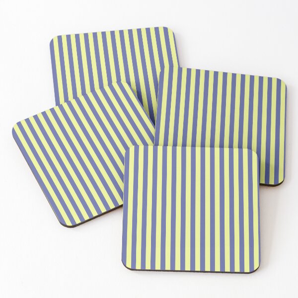 Item preview, Cabana Stripe - Very Peri and Acid Green designed and sold by Una Somerville.