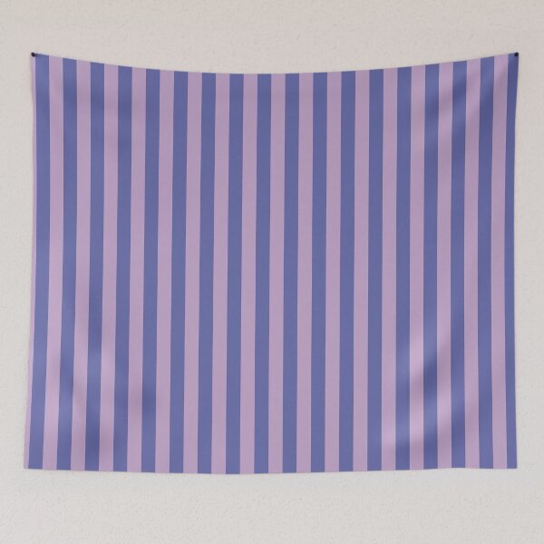 Item preview, Cabana Stripe - Preppy Peri Lavender designed and sold by Una Somerville.