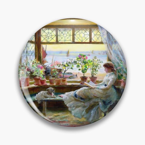 Item preview, Charles James Lewis - Reading by the Window designed and sold by Jon-Baran.