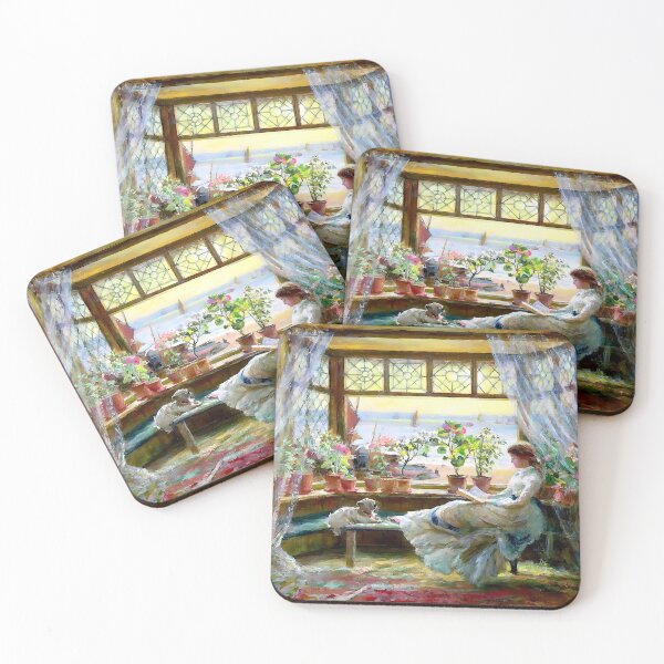 Item preview, Charles James Lewis - Reading by the Window designed and sold by Jon-Baran.