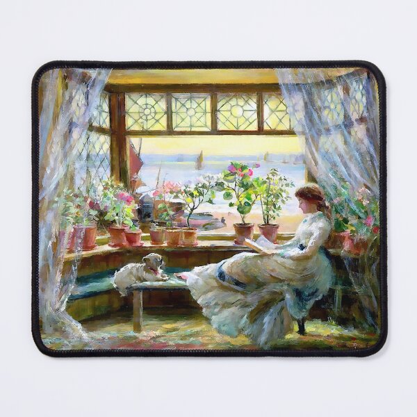 Item preview, Charles James Lewis - Reading by the Window designed and sold by Jon-Baran.