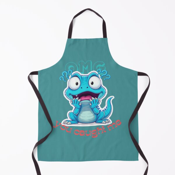 Item preview, OMG You Caught Me – Cute Blue Lizard Meme Graphic Design designed and sold by Trendofashion.